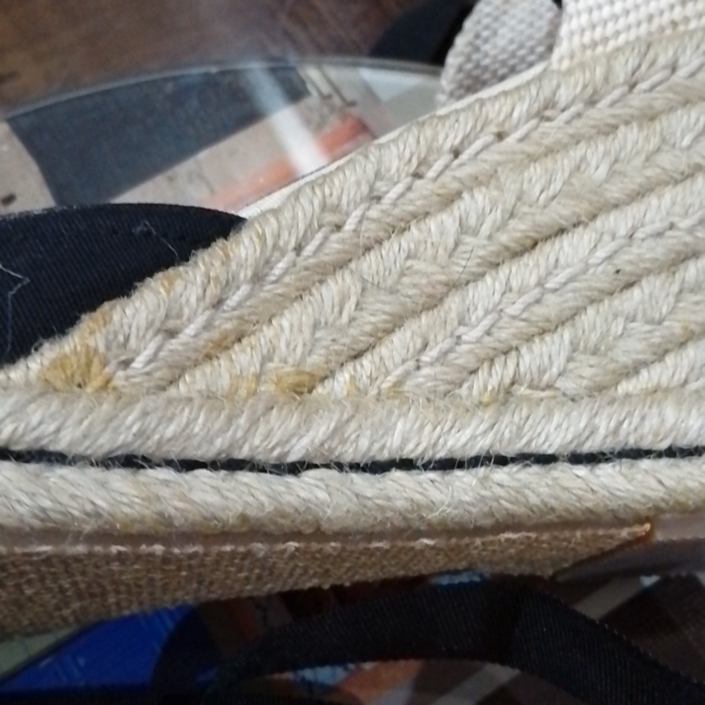 D4 💐Tommy Hilfiger 10 espadrille lace up sandals - Picture 9 of 12
